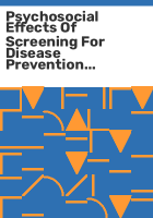 Psychosocial_effects_of_screening_for_disease_prevention_and_detection