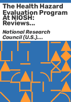 The_Health_Hazard_Evaluation_Program_at_NIOSH