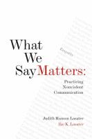 What_we_say_matters