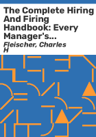 The_complete_hiring_and_firing_handbook