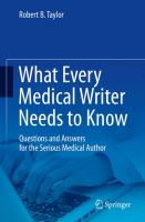 What_every_medical_writer_needs_to_know
