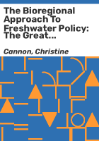 The_bioregional_approach_to_freshwater_policy