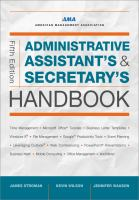 Administrative_assistant_s_and_secretary_s_handbook