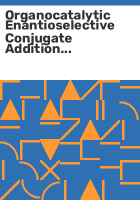 Organocatalytic_enantioselective_conjugate_addition_reactions