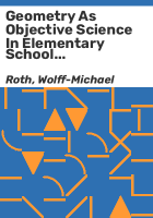 Geometry_as_objective_science_in_elementary_school_classrooms