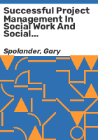 Successful_project_management_in_social_work_and_social_care
