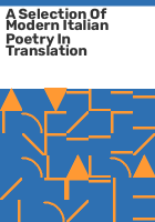 A_selection_of_modern_Italian_poetry_in_translation