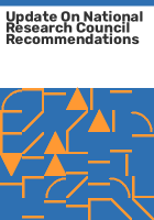 Update_on_National_Research_Council_Recommendations