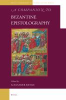 A_companion_to_byzantine_epistolography